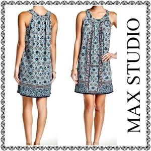 {Max Studio} sleeveless boho midi dress, sz M